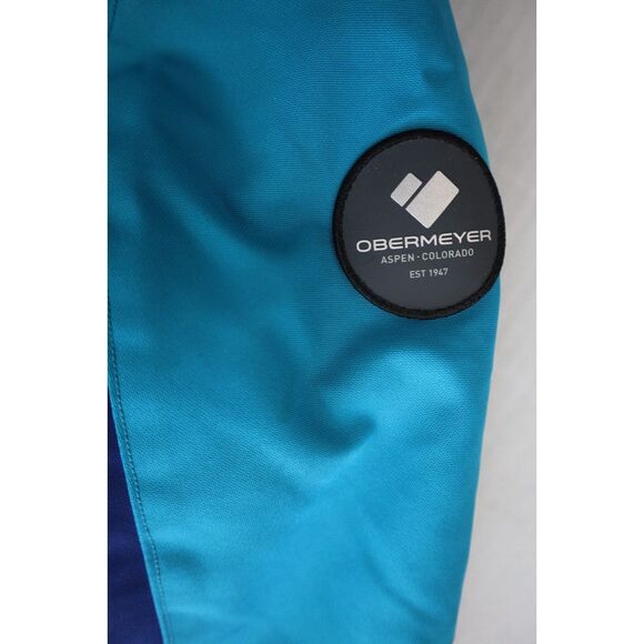 Obermeyer 61076-23003 Kid's Sz 7 Stone/Blue Altair Insulated Snow Jacket - Picture 7 of 16